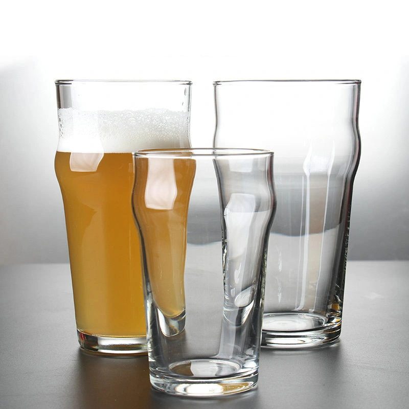 Factory Cheap Clear Custom Logo Pint Beer Glass for Bar