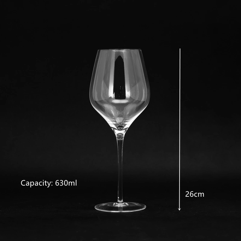 Wholesale 630ml Classic Lead Free Crystal Goblet Red Wine Glasses