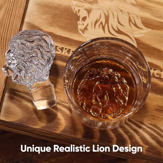 Hot Sell OEM Customized Luxury Whiskey Stones and Whiskey Decanter Gift Set