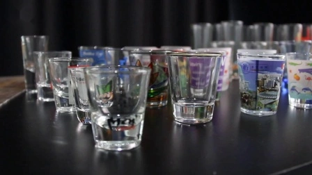 2 Oz Man Clear Shot Glass Shot Glass Custom Spirit Tasting Glass for Bar 50ml Shot Wine Glass